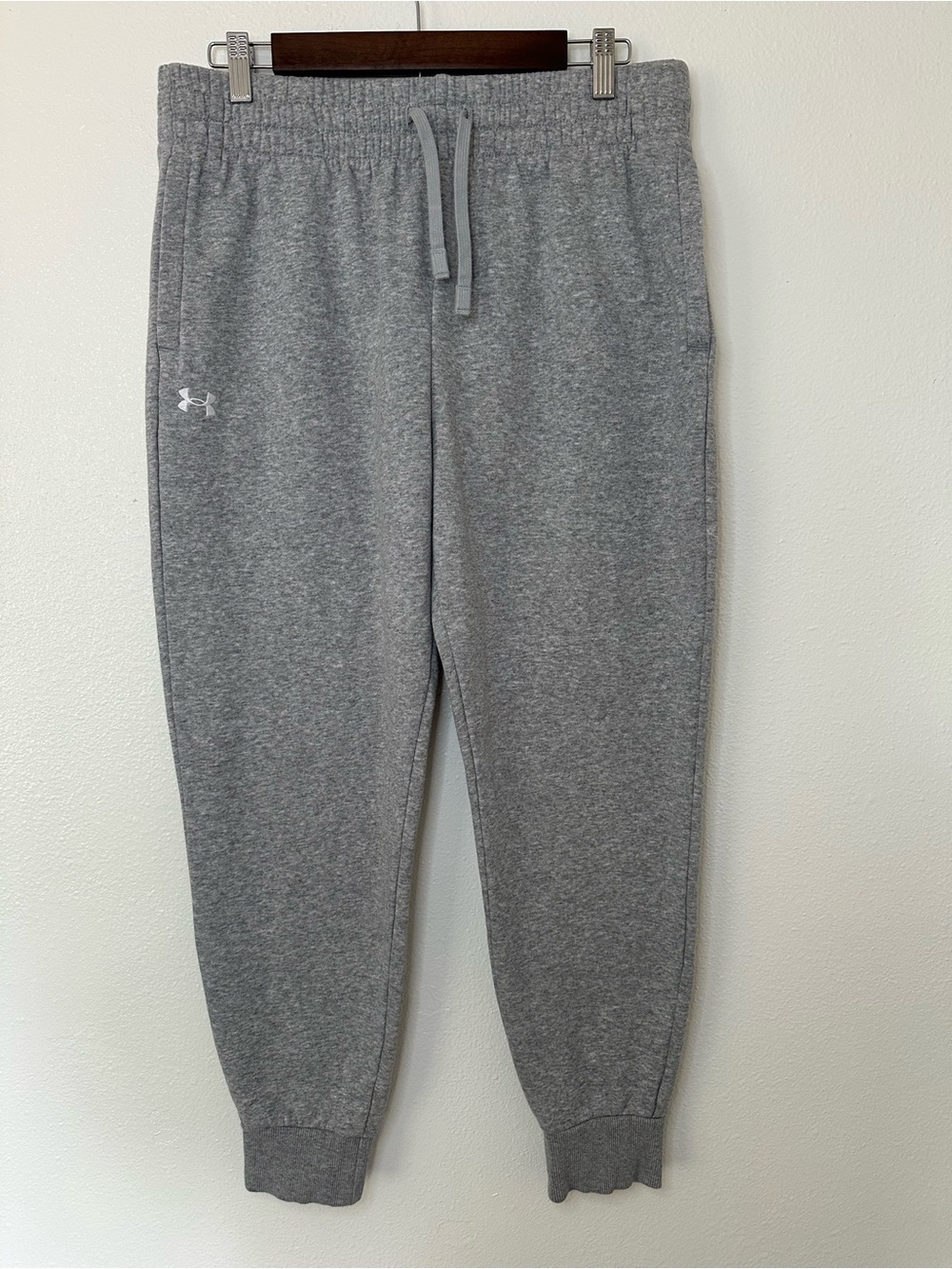 Under Armour Heather Gray Fleece Sweatpants